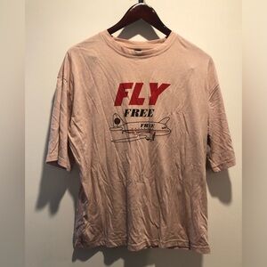 DAZY Blush Pink Tee - Classic Neckline